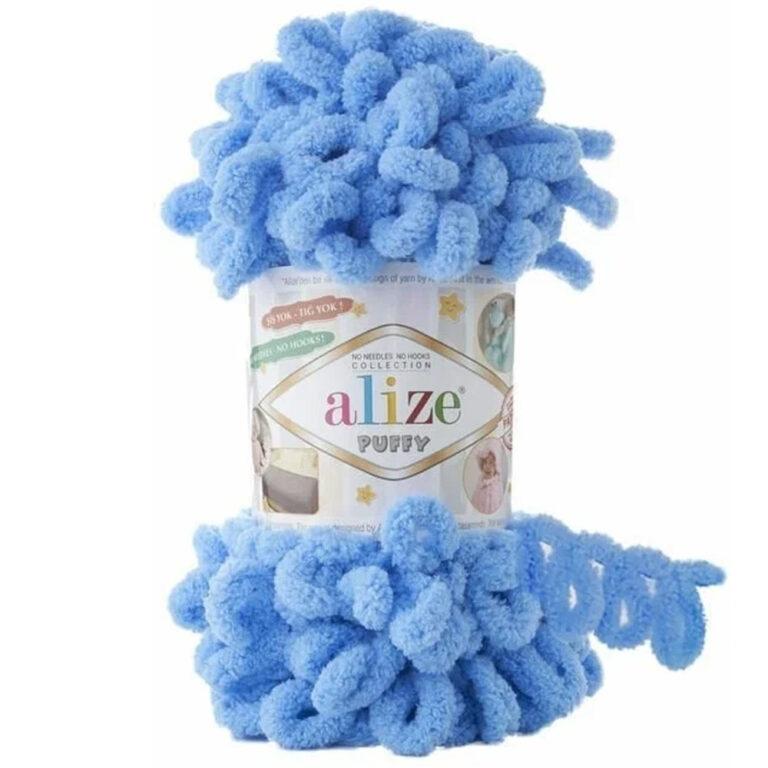 Пряжа для вязания ALIZE «PUFFY» (№289) Синий