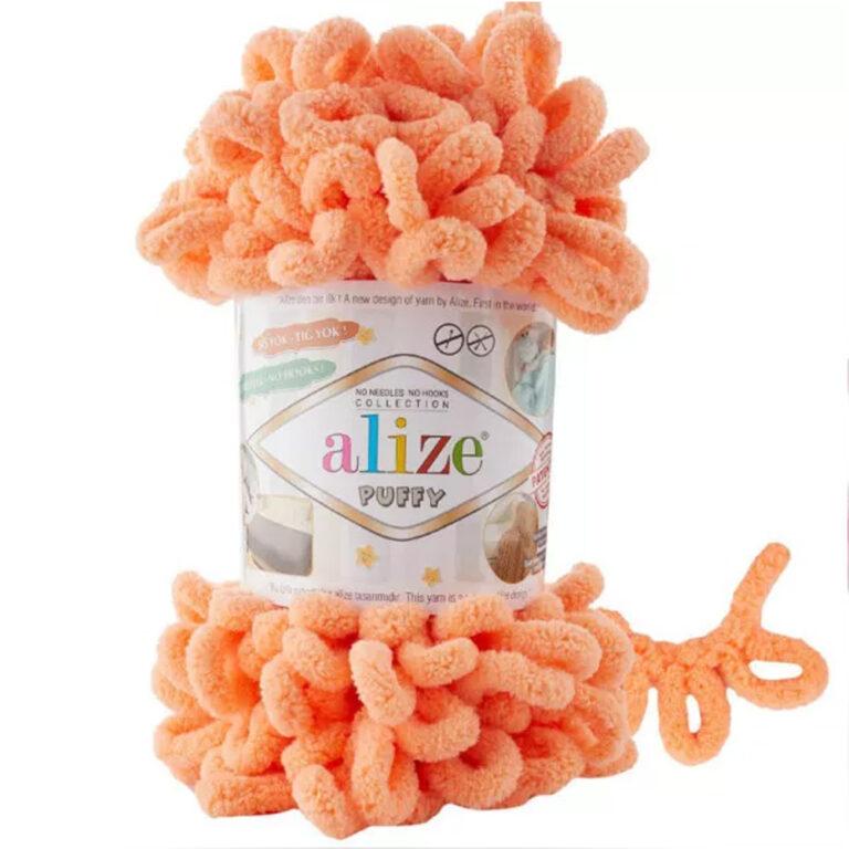Пряжа для вязания ALIZE «PUFFY» (№34) Персик