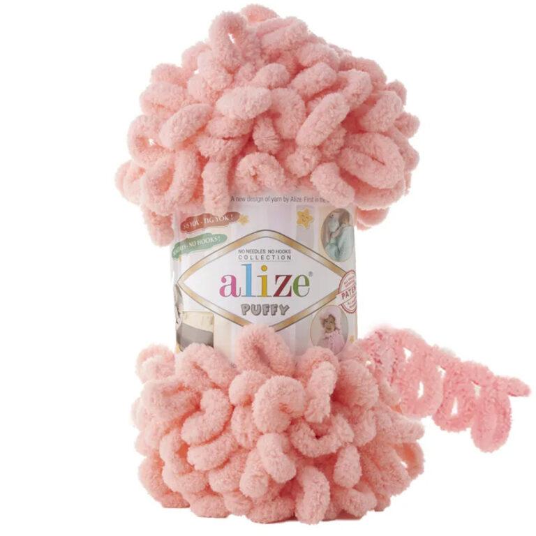 Пряжа для вязания ALIZE «PUFFY» (№529) Персиковый