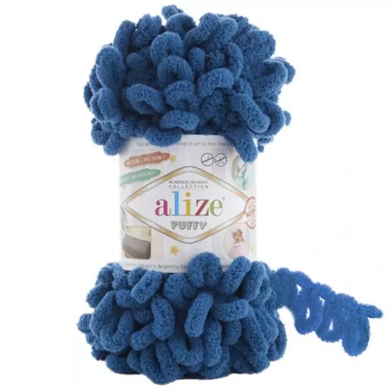 Пряжа для вязания ALIZE «PUFFY» (№646) Петроль