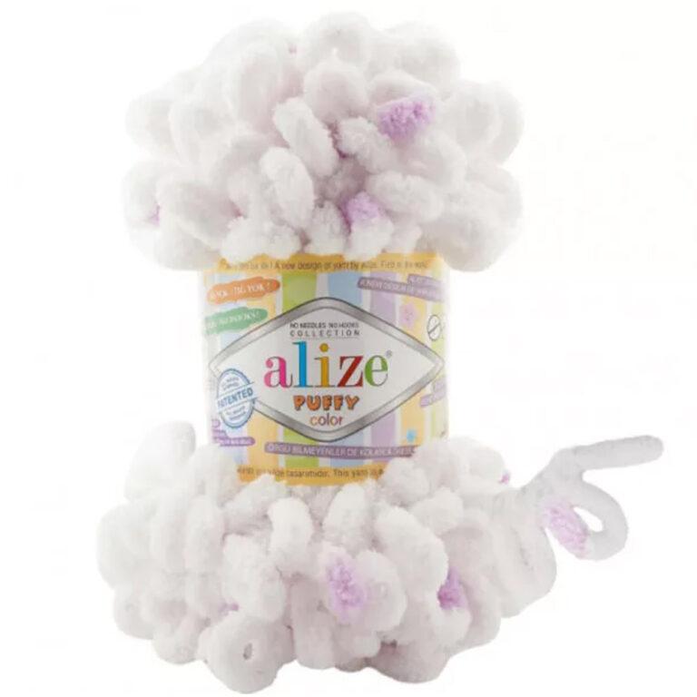 Пряжа для вязания ALIZE «PUFFY COLOR» (№6470) Принт