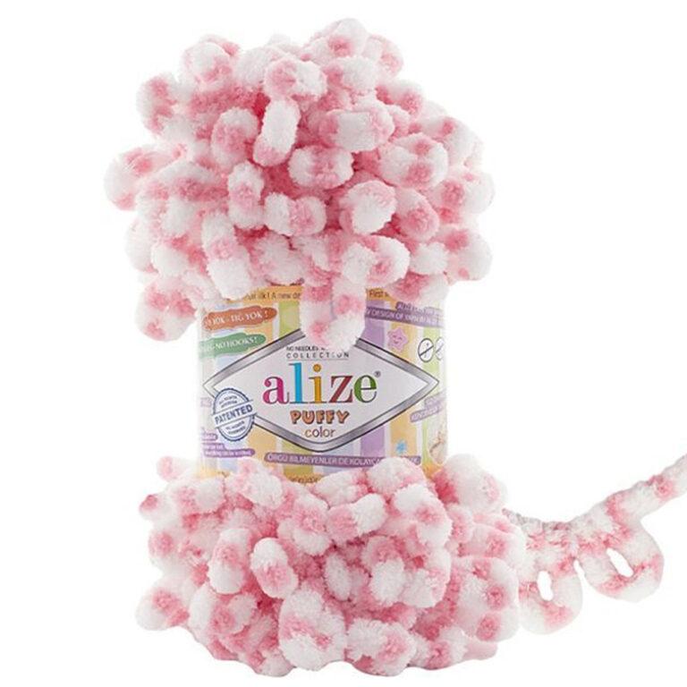 Пряжа для вязания ALIZE «PUFFY COLOR» (№6494) Принт
