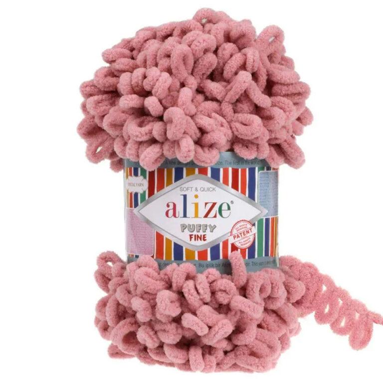 Пряжа для вязания ALIZE «PUFFY FINE» (№295) Розовый