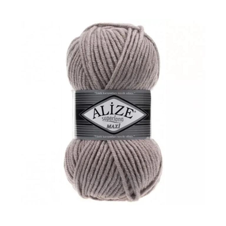 Пряжа для вязания ALIZE «SUPERLANA MAXI» (№652) Пепел