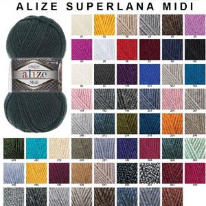 ALIZE SUPERLANA MIDI – пряжа для вязания