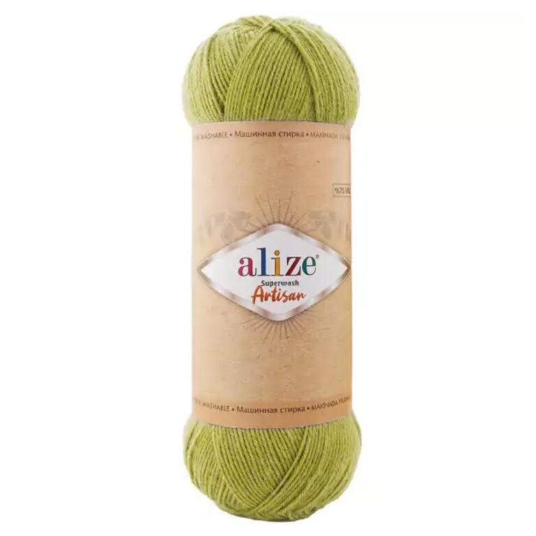 Пряжа для вязания ALIZE «SUPERWASH ARTISAN» (№11) Фисташка