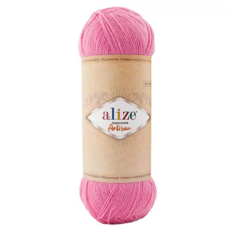 Пряжа для вязания ALIZE «SUPERWASH ARTISAN» (№178) Розовый