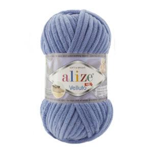 Пряжа для вязания ALIZE VELLUTO (№374) Джинс