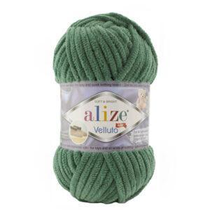 Пряжа для вязания ALIZE VELLUTO (№532) Зеленая трава