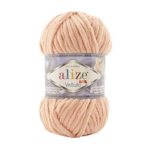 Пряжа для вязания ALIZE VELLUTO (№866) Светлый персик