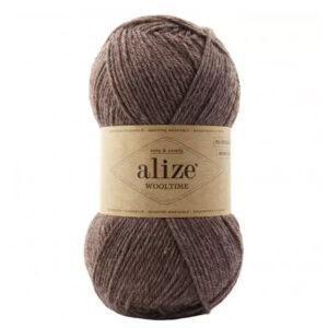 Пряжа для вязания ALIZE WOOL TIME (№240) Какао