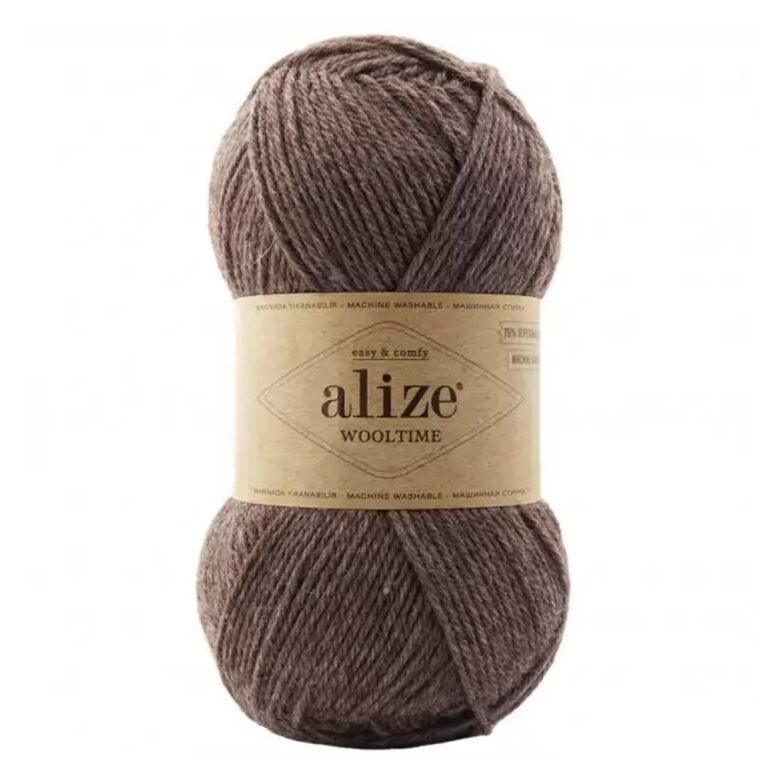 Пряжа для вязания ALIZE WOOL TIME (№240) Какао