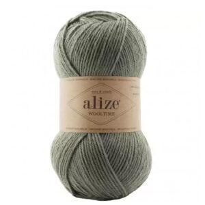 Пряжа для вязания ALIZE WOOL TIME (№274) Олива