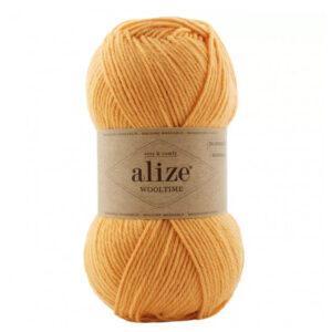 Пряжа для вязания ALIZE WOOL TIME (№423) Желтый