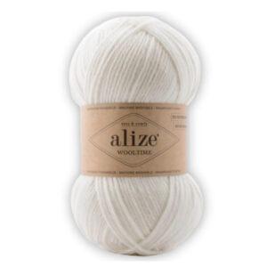 Пряжа для вязания ALIZE WOOL TIME (№55) Белый