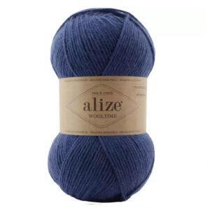 Пряжа для вязания ALIZE WOOL TIME (№797) Синий