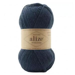 Пряжа для вязания ALIZE WOOL TIME (№846) Джинс