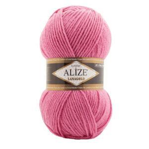 Пряжа для вязания ALIZE LANAGOLD (№178) Темно-розовый