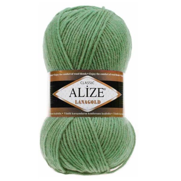 Пряжа для вязания ALIZE LANAGOLD (№180) Серебряная сосна