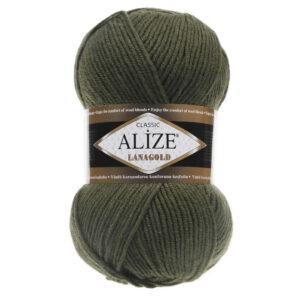 Пряжа для вязания ALIZE LANAGOLD (№29) Хаки