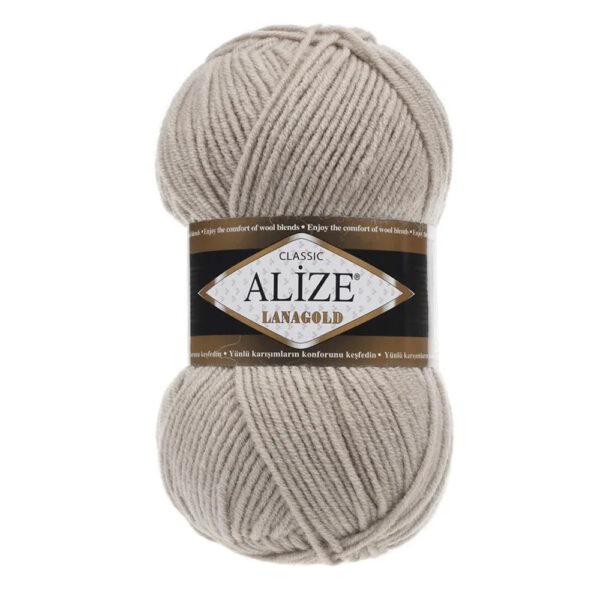 Пряжа для вязания ALIZE LANAGOLD (№585) Камень