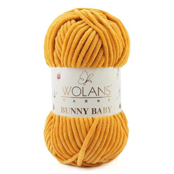 Пряжа для вязания WOLANS YARNS BUNNY BABY (№37) Горчица