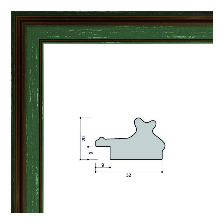 Багет пластиковый (X3537B-851A) 2,9м