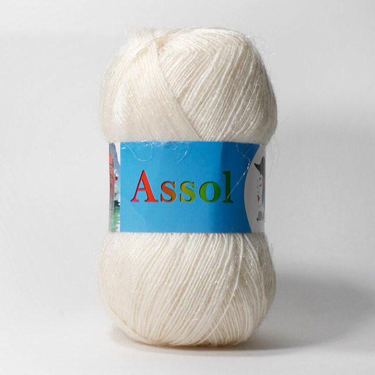 Пряжа для вязания ASSOL «JINA» (№232) Молочный