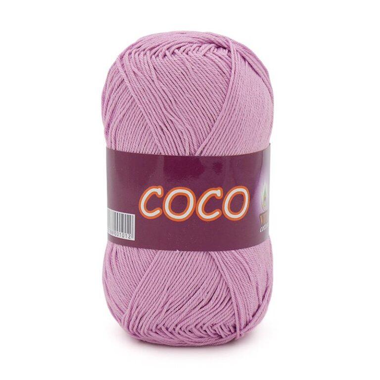 Пряжа для вязания VITA COTTON «COCO» (№3869) Сиреневый