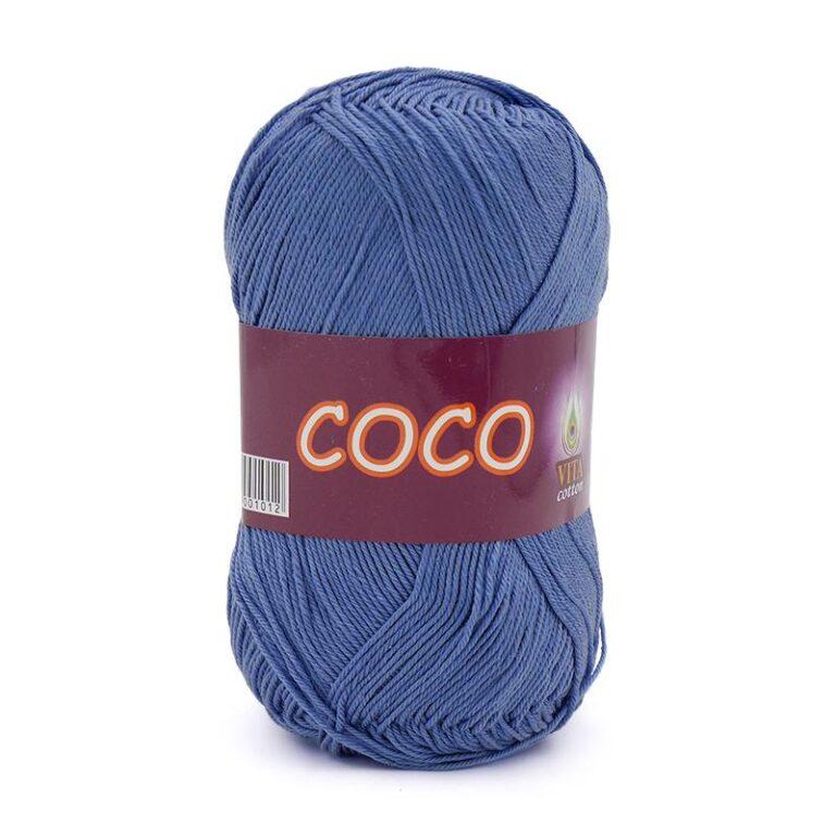 Пряжа для вязания VITA COTTON «COCO» (№3879) Джинсовый