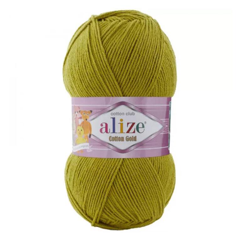 Пряжа для вязания ALIZE «COTTON GOLD» (№193) Фисташка