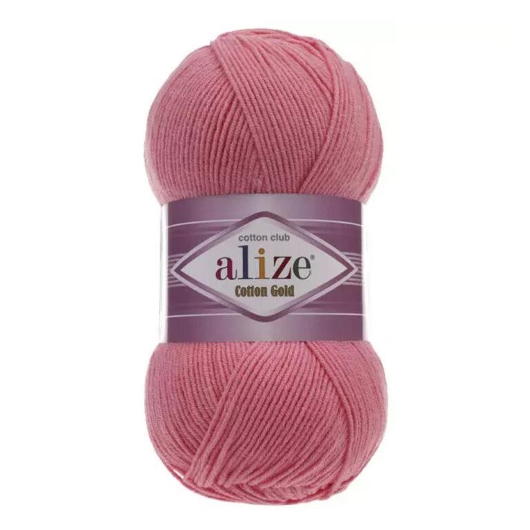 Пряжа для вязания ALIZE «COTTON GOLD» (№33) Розовый