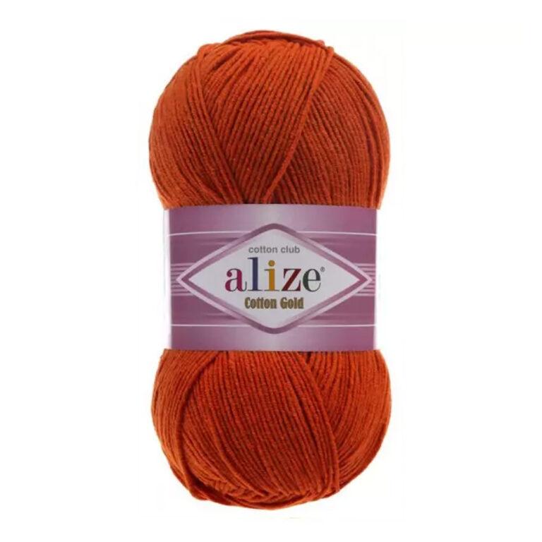 Пряжа для вязания ALIZE «COTTON GOLD» (№36) Терракот