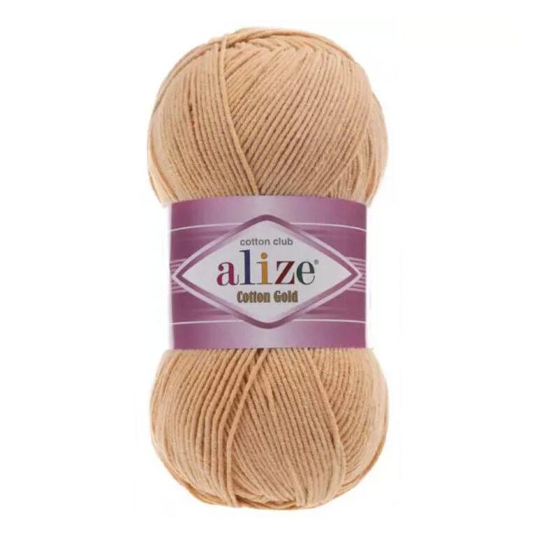 Пряжа для вязания ALIZE «COTTON GOLD» (№446) Пудра