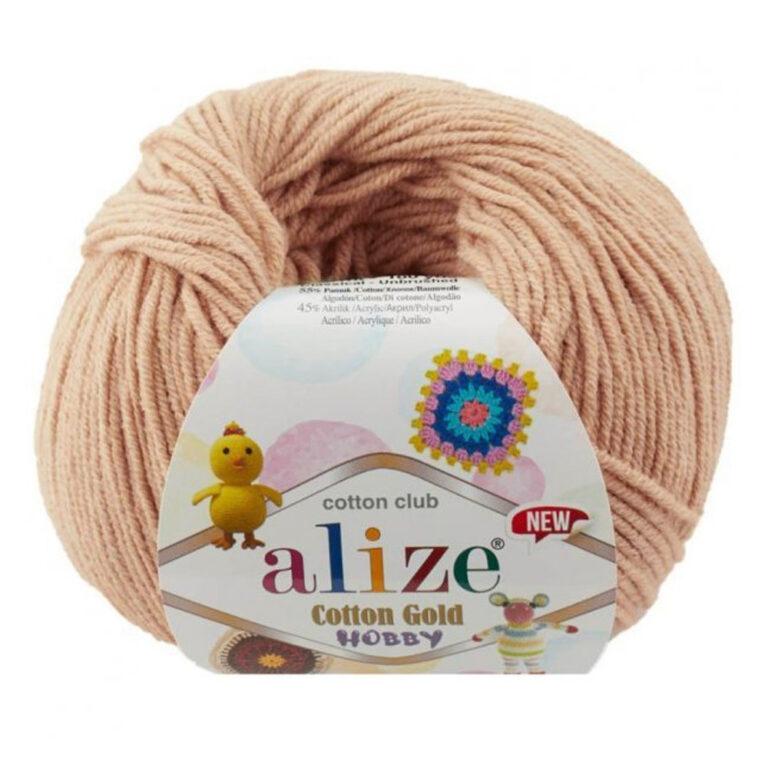 Пряжа для вязания ALIZE «COTTON GOLD HOBBY NEW» (№446) Бежевый