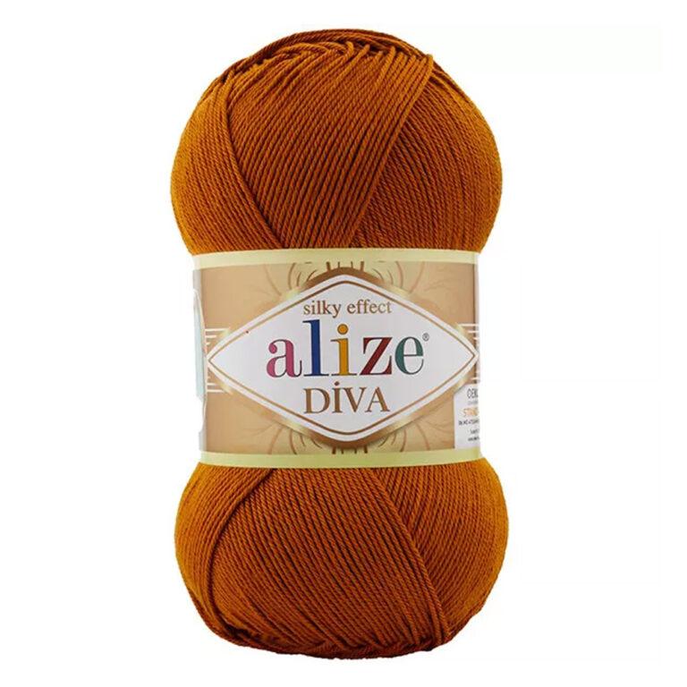 Пряжа для вязания ALIZE «DIVA» (№234) Медный
