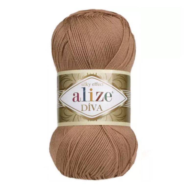 Пряжа для вязания ALIZE «DIVA» (№261) Теплый беж