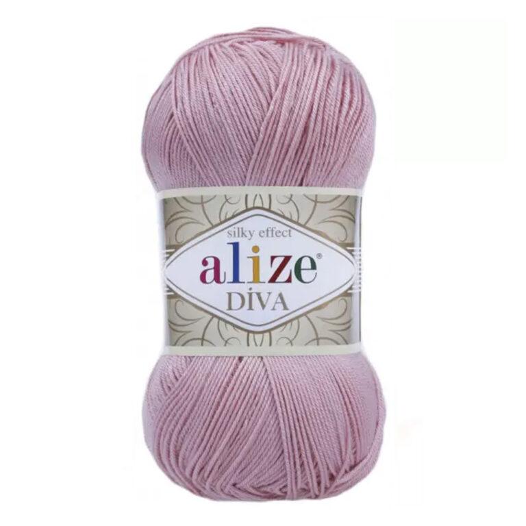 Пряжа для вязания ALIZE «DIVA» (№363) Нежная роза
