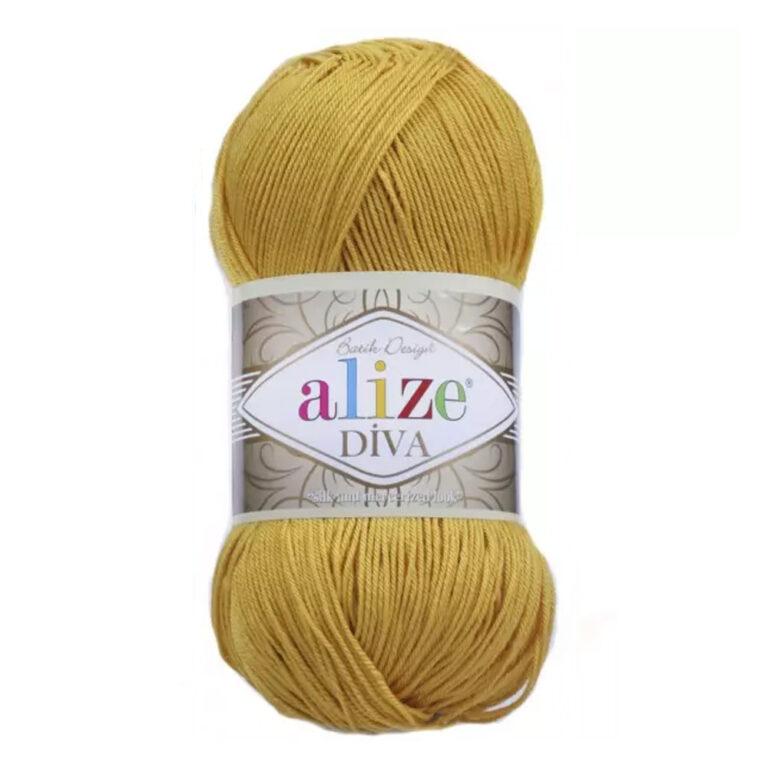 Пряжа для вязания ALIZE «DIVA» (№488) Золото
