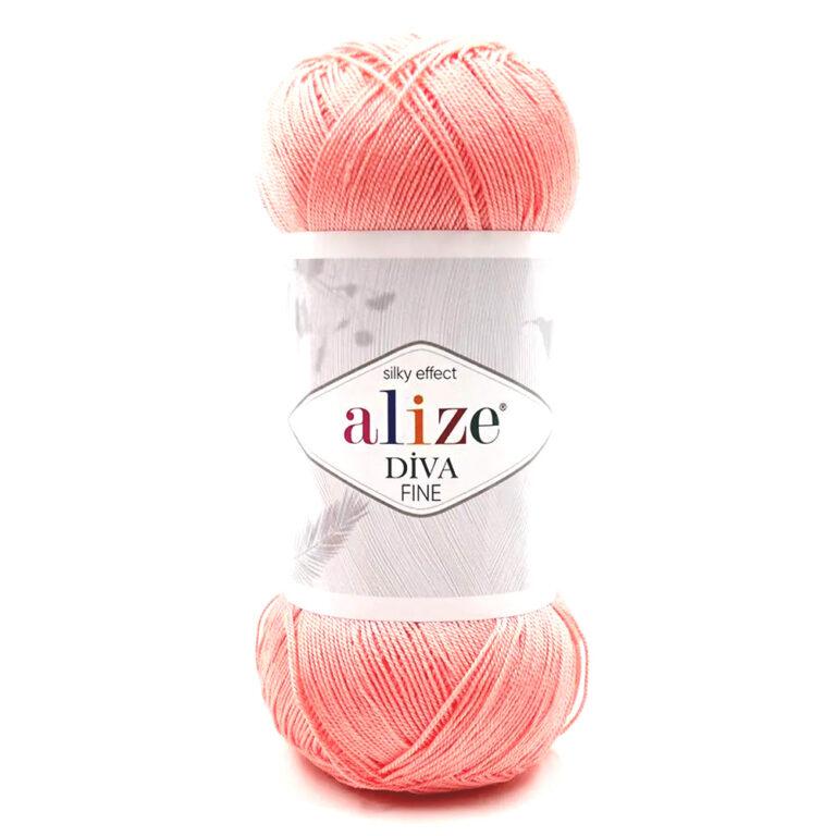 Пряжа для вязания ALIZE «DIVA FINE» (№145) Розовый