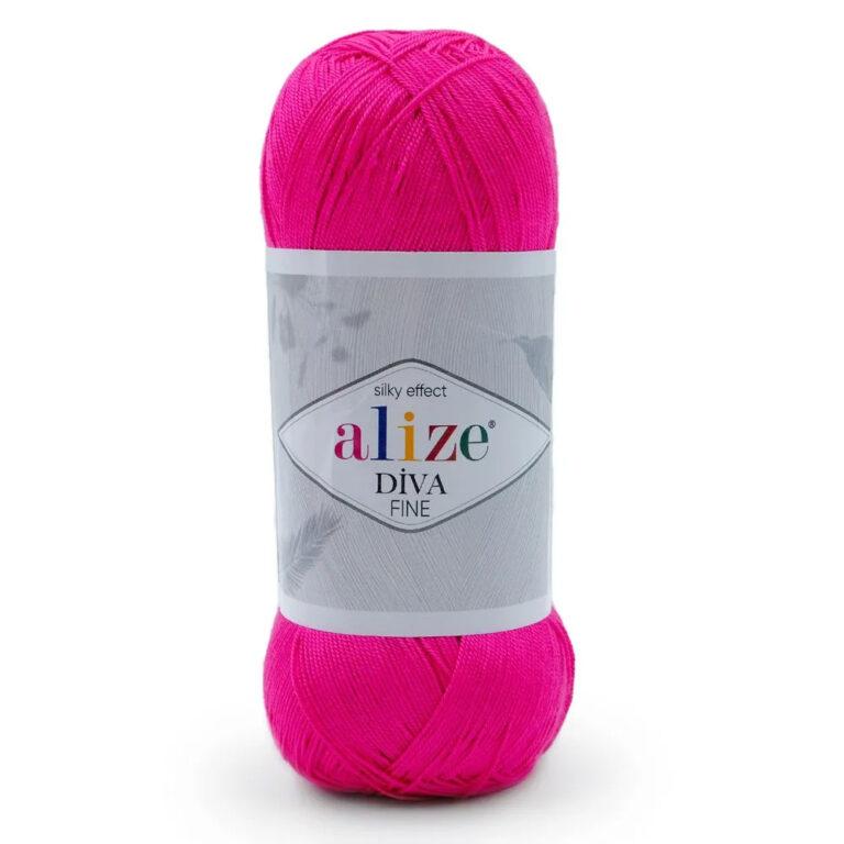 Пряжа для вязания ALIZE «DIVA FINE» (№149) Маджента