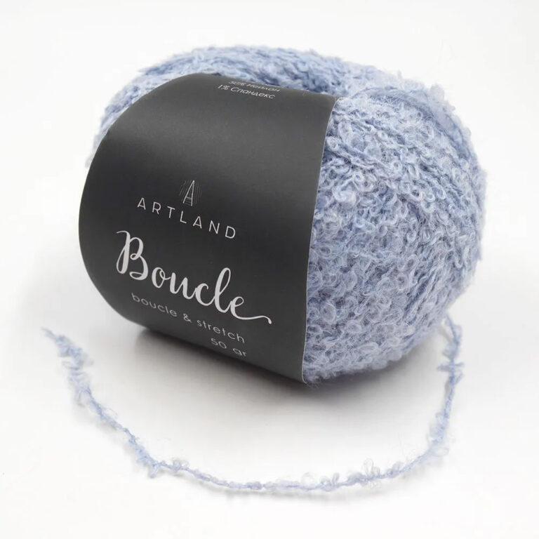 Пряжа для вязания ARTLAND BOUCLE (№013) Голубой