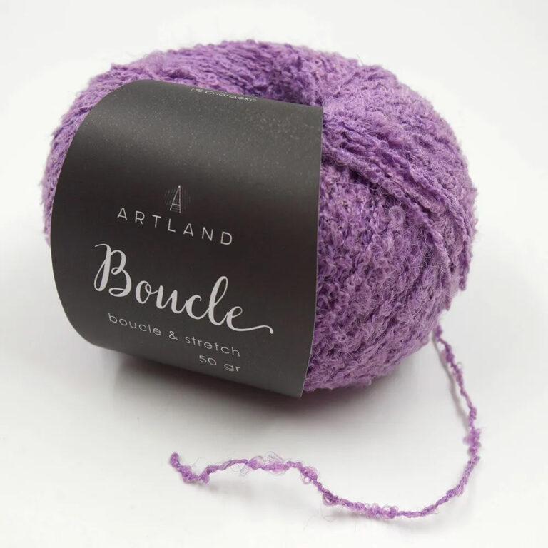 Пряжа для вязания ARTLAND BOUCLE (№053) Фиолетовый