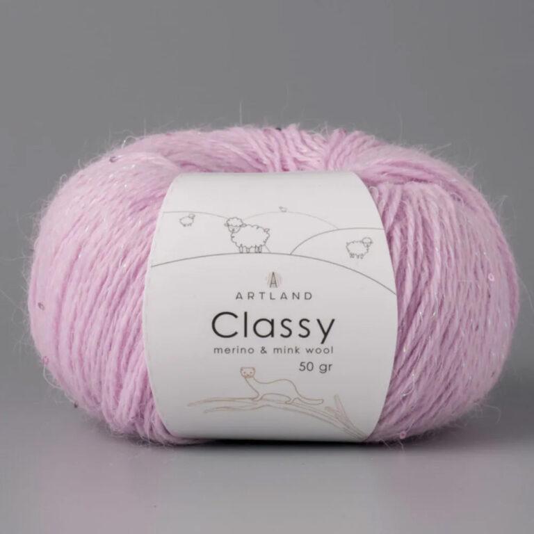 Пряжа для вязания ARTLAND CLASSY (№03) Розово-сиреневый