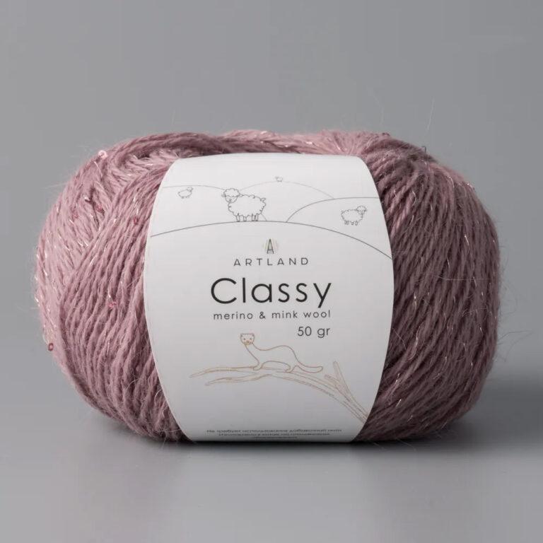Пряжа для вязания ARTLAND CLASSY (№14) Пыльная сирень