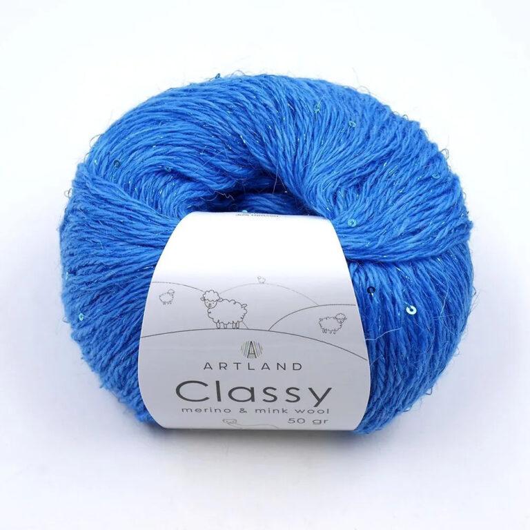 Пряжа для вязания ARTLAND CLASSY (№26) Ярко-голубой