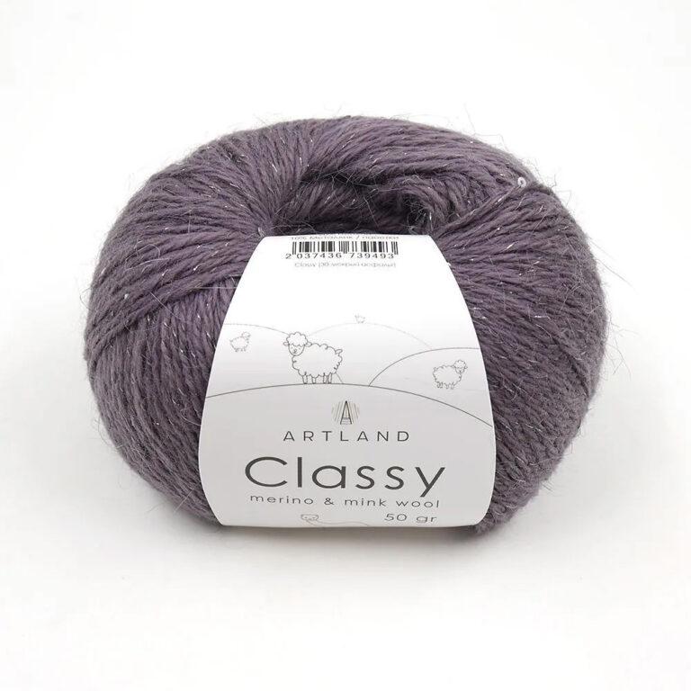 Пряжа для вязания ARTLAND CLASSY (№30) Мокрый асфальт