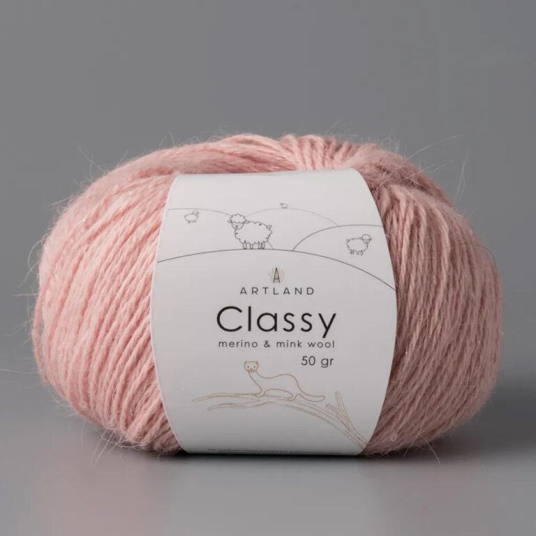 Пряжа для вязания ARTLAND CLASSY (№34) Розовая пудра