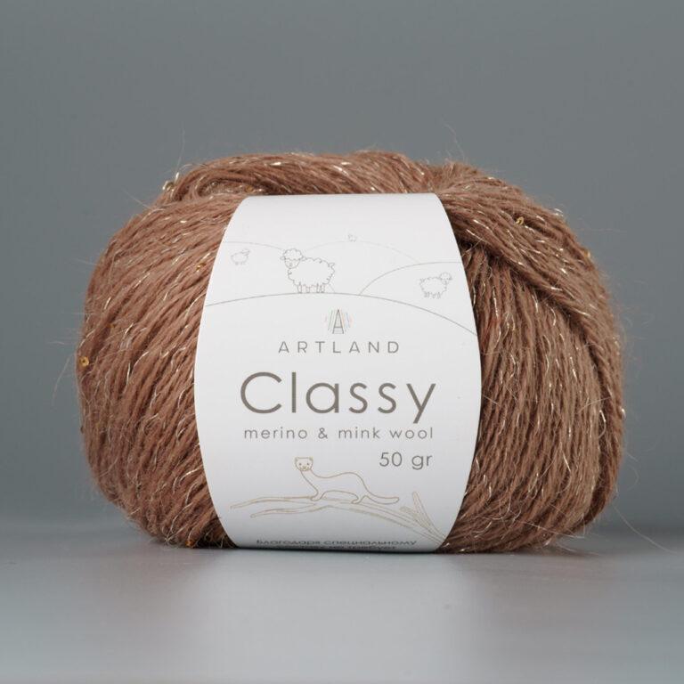 Пряжа для вязания ARTLAND CLASSY (№38) Молочный шоколад