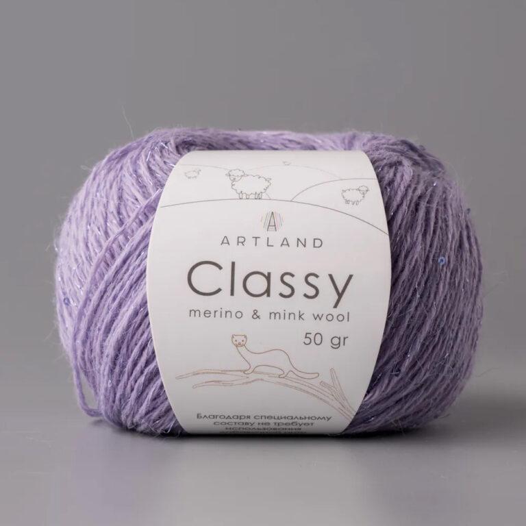 Пряжа для вязания ARTLAND CLASSY (№41) Сирень
